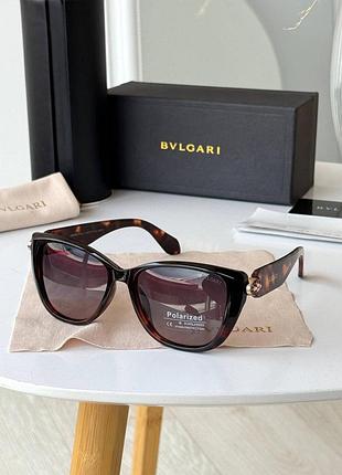 Солнцезащитные очки женские polarized bvlgari кошечки
