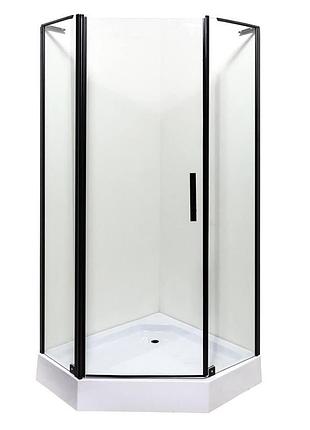 Душова кабіна insana ethna black p91 b 90x90x200 низький піддон