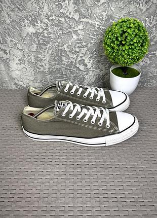 Converse all star кеды кроссовки 45 размер спортивные серые
