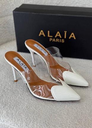 Босоніжки на каблуку туфлі alaia