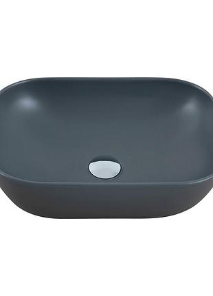 Умывальник echo curve black matt