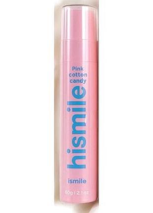 Зубная паста со вкусом розовой сахарной ваты hismile oral care 60 гр