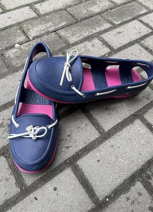 Мокасины топсайдеры crocs оригинал w11