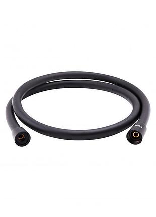 Шланг для ручного душу qtap hadice 1200 мм qthadpvc120b black matt