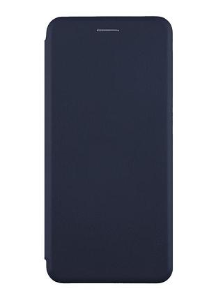 Чехол-книжка кожа для xiaomi redmi 15 4g dark blue