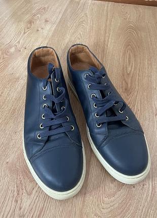 Шкіряні чоловічі кеди marc jacobs (made in italy) розмір 43-44