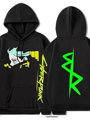 Худи аніме "cyberpunk" кіберпанк 1 весна/осінь, 3xl