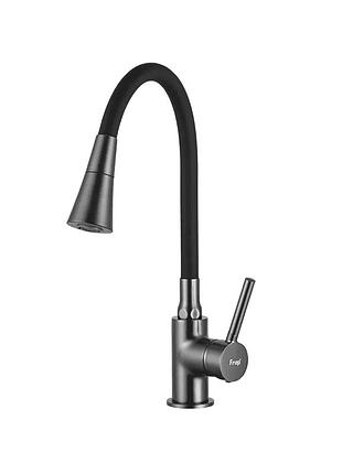 Смеситель для кухни frap f4044-9 с гибким изливом, аэратор 2 режима