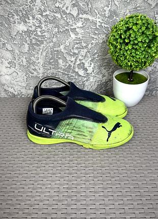Puma ultra сороконожки копы бутсы 38 размер футбольные зеленые