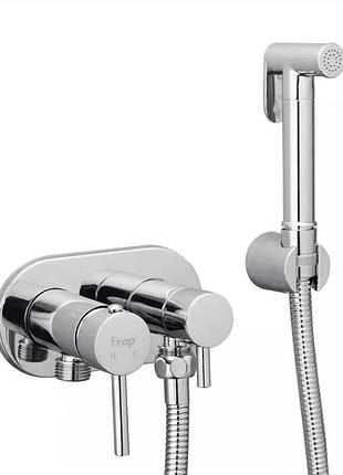 Гигиенический душ frap f7508 с приборным краном 1/2, хром