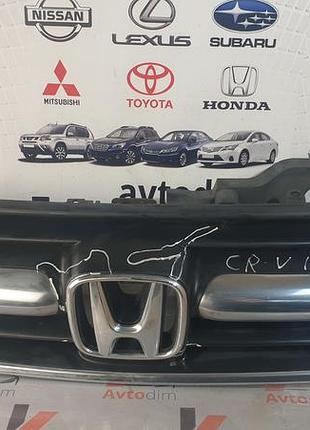 Решетка радиатора черный хром 71121s9a003 honda cr-v 2 дорестайл