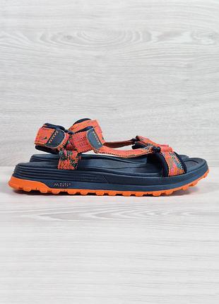 Яркие мужские сандалии на липучках clarks atl trek sea оригинал, размер 41