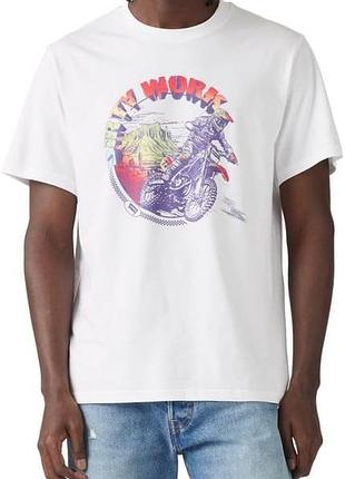 Levi's футболка, оригинал, белая, хлопок,  xl 2xl