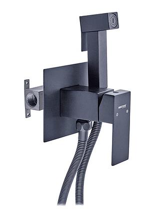 Смеситель для гигиенического душа mixxus kub-333 black (mi6040)