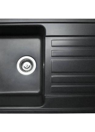 Кухонная мойка versal black shine miraggio