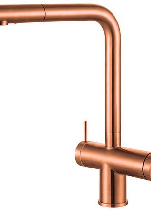 Кухонний змішувач fabiano fkm 31.14 ss nano copper 8231.401.1143