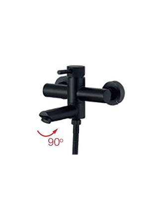Смеситель для ванны mixxus sus-009 (euro) black с нерж. стали sus304 (цв. черный) (mi6044)