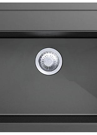 Гранітна мийка fabiano quadro 61x51 titanium 8221.301.1632