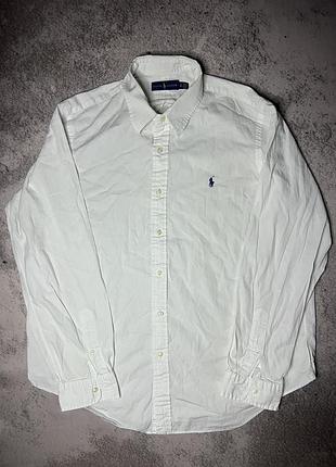 Біла сорочка polo ralph lauren xl