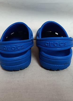 Детские crocs синего цвета - размер c9 4
