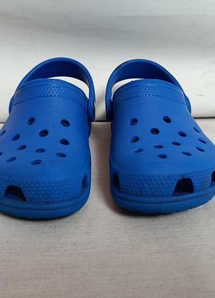 Детские crocs синего цвета - размер c9 2