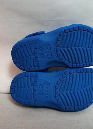 Детские crocs синего цвета - размер c9 5