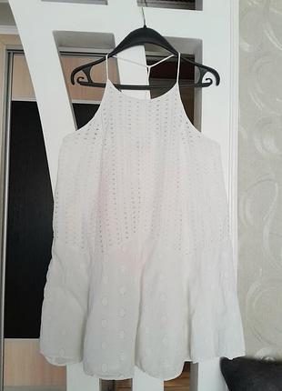 Сарафан белый женский из прошвы asos
