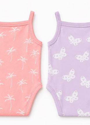 Боді на бретелях для дівчинки c&a 🌸🦋 3