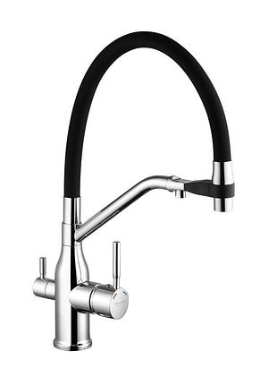 Смеситель для кухни kroner krp kuche - c03816blk