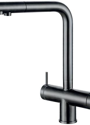 Кухонний змішувач fabiano fkm 31.40 ss nano graphite 8231.401.1115
