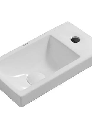 Раковина мебельная mixxus premium quadro-1501 400х215х105mm с отверстием под смеситель (mp6502)
