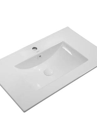 Раковина мебельная mixxus premium cubic-1503 810х460х170mm с отверстием под смеситель и переливом (