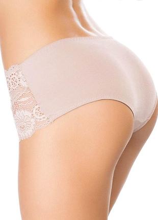 Женские трусики шортики leilieve 995 xxl, бежевый