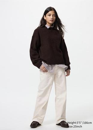 Джинси, айворі, uniqlo