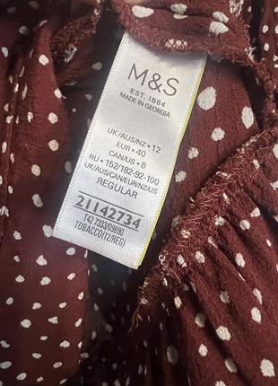 Сукня коричнева m&s 6