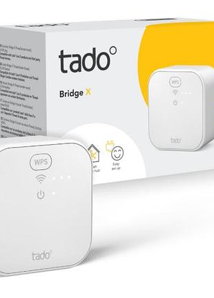 Умный шлюз tado° bridge x беспроводной хаб управления для умного дома thread border router (eu plug)
