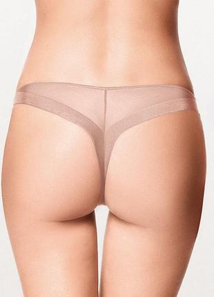 Трусики стрінги lormar extra perizoma бежевий, l