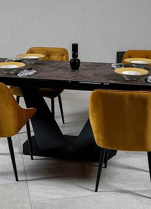 Стіл луара 160(240)*90*76 laminam emperador extra (3mm)