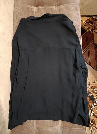 Черная рубашка pull &amp; bear 4