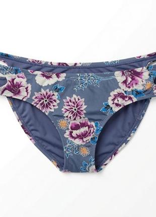 Плавки от купальника женские l-xl the bikini lab цветочный принт eu 42 новые с биркой