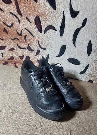 Оригинальные кроссовки nike air force 1 black (36 размер / 23 см)