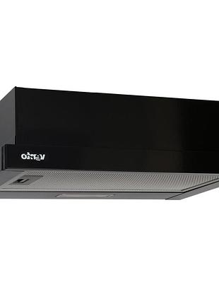 Вытяжка кухонная телескопическая ventolux garda 50 bk (500) led