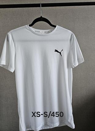 Спортивна футболка, майка puma, біла футболка пума