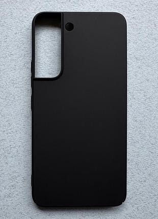 Samsung galaxy s22 чехол (бампер, накладка) чорний, матовий, пластик
