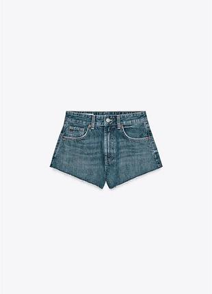 Жіночі короткі джинсові шорти zara розмір 34 38 40