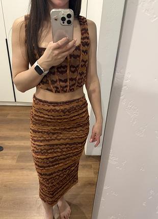 Костюм зі спідницею zara