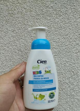 Дитяча міцелярна пінка cien kids micelarna pianka do mycia 300 мл для дітей від 1 року