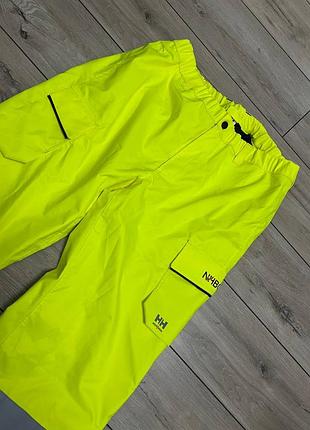Рабочие брюки спецодежды helly hansen workwear hi-vis мембранные водостойкие яркие салатовые размер xl 7