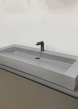 Умывальник (раковина) vbi vieste 120 grey matt накладной подвесной