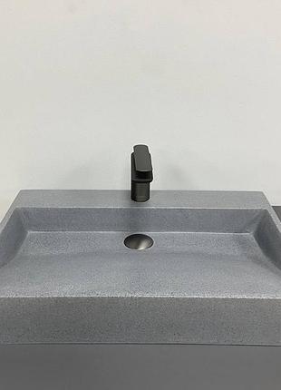 Умывальник (раковина) vbi vieste 60 grey matt накладной подвесной